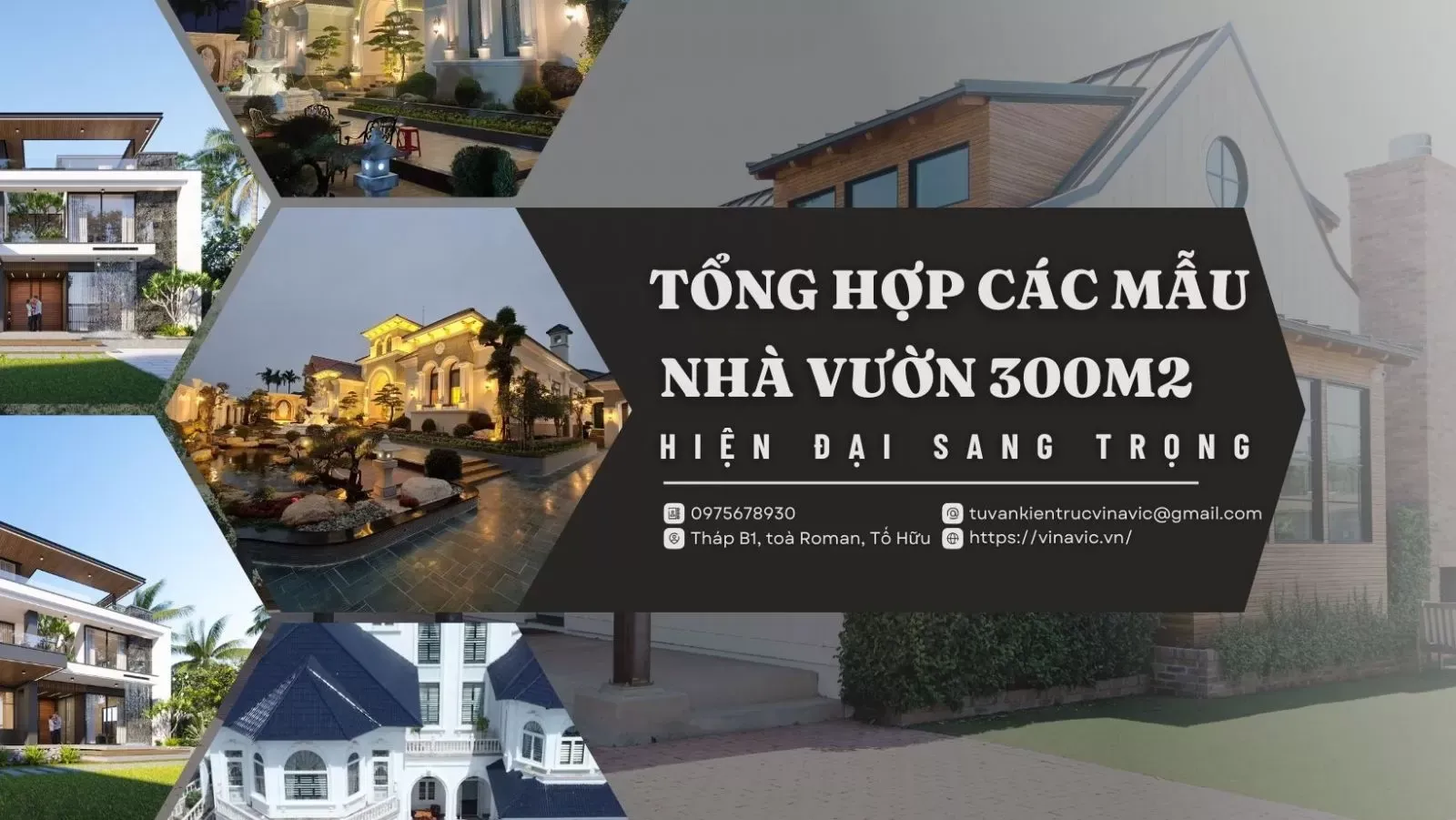 15 Mẫu Thiết Kế Nhà Vườn 300m2 Đẹp, Cao Cấp Nhất 2024