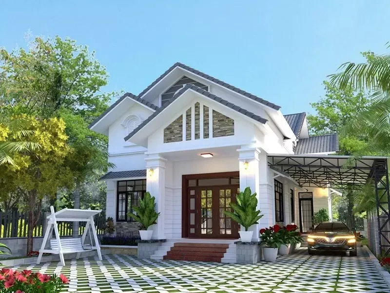 19 Mẫu nhà 1 tầng 3 phòng ngủ 120m2 tinh tế và tiện nghi