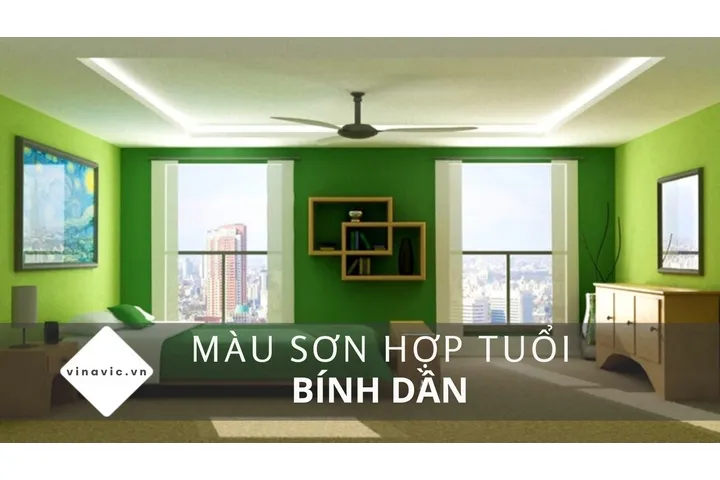 1986 tuổi bính dần sơn nhà màu gì hợp phong thủy