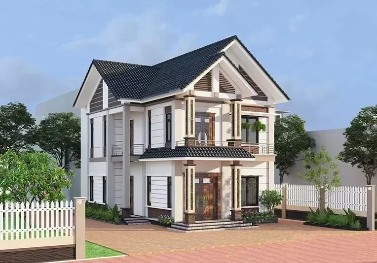 21+ Mẫu biệt thự 2 tầng hiện đại 100m2 đẹp ngỡ ngàng