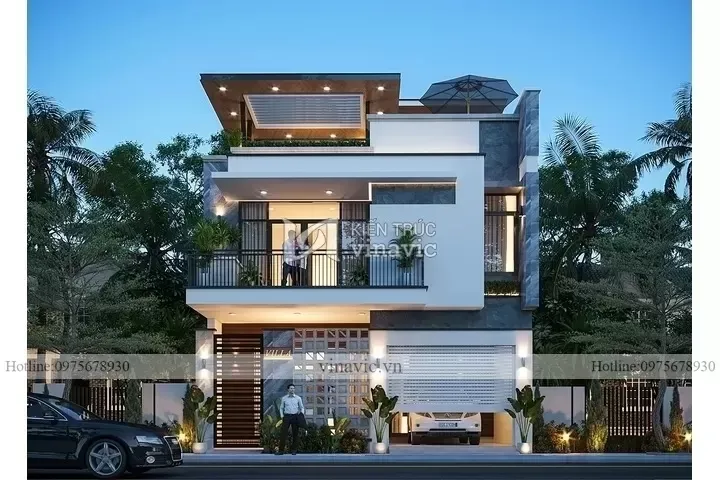 21+ Mẫu biệt thự 2 tầng hiện đại 100m2 đẹp ngỡ ngàng