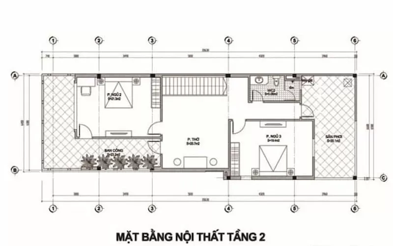 21 Mẫu thiết kế nhà 2 tầng 3 phòng ngủ 5×20 cực đẹp yêu thích nhất