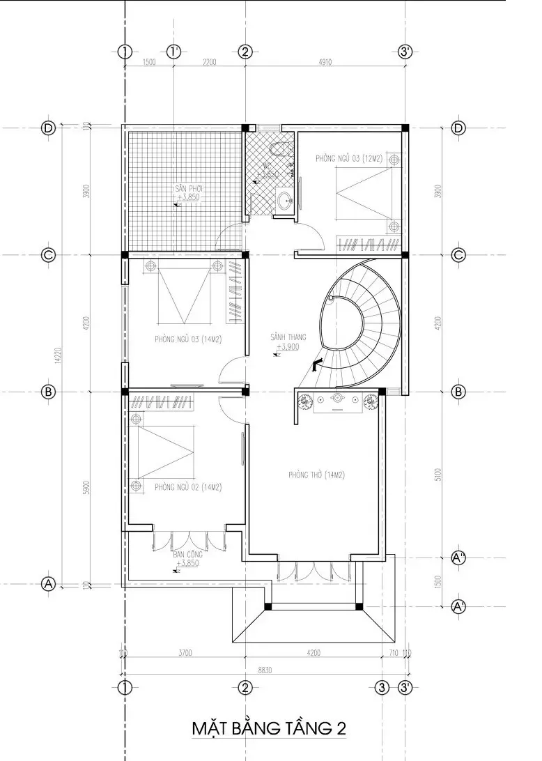 23 Mẫu biệt thự mini 2 tầng chữ L giá rẻ phù hợp cho vợ chồng trẻ