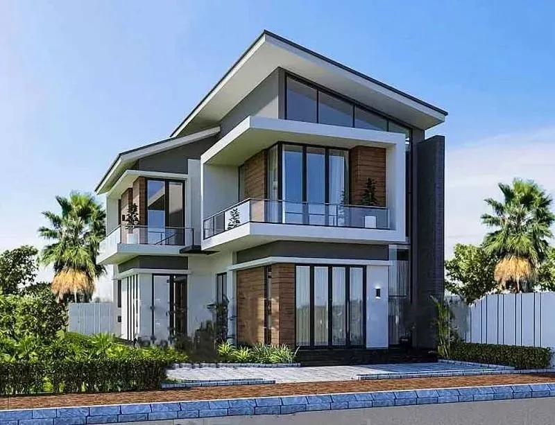 23+ Mẫu thiết kế nhà 2 tầng 4 phòng ngủ 100m2 đẹp tiện nghi nhất