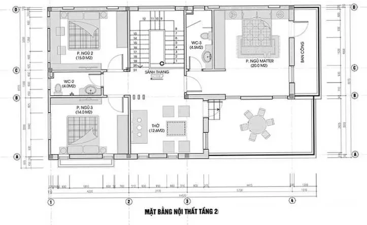 29 Mẫu nhà 2 tầng mái nhật 5 phòng ngủ tiện nghi cho 3 thế hệ