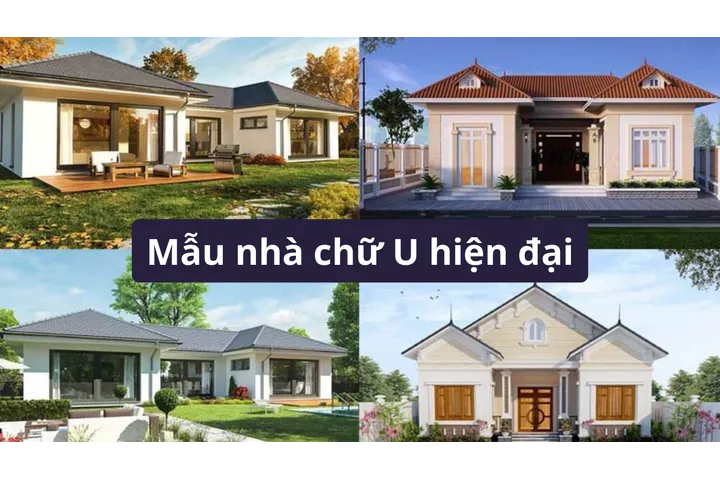 31 Kiểu nhà chữ U hiện đại đẹp lôi cuốn