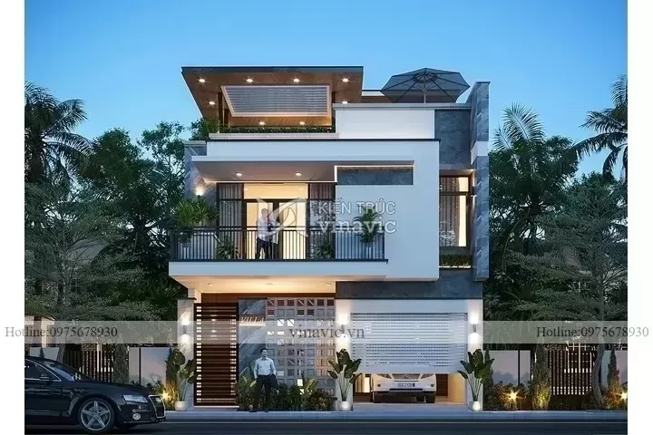 31 Thiết kế nhà 2 tầng 5 phòng ngủ 100m2 tối ưu công năng nhất