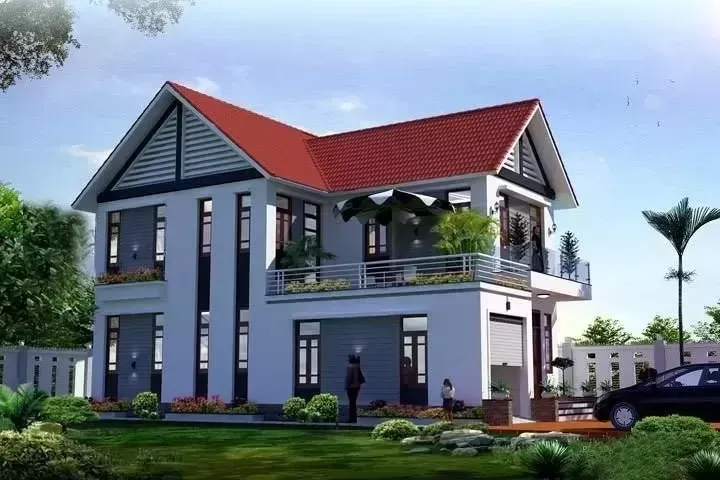 31 Thiết kế nhà 2 tầng 5 phòng ngủ 100m2 tối ưu công năng nhất