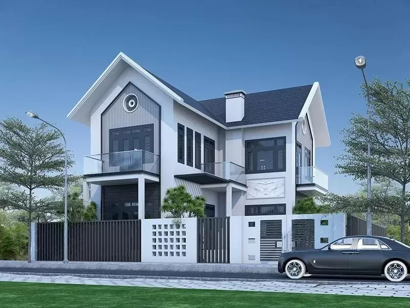 31 Thiết kế nhà 2 tầng 5 phòng ngủ 100m2 tối ưu công năng nhất