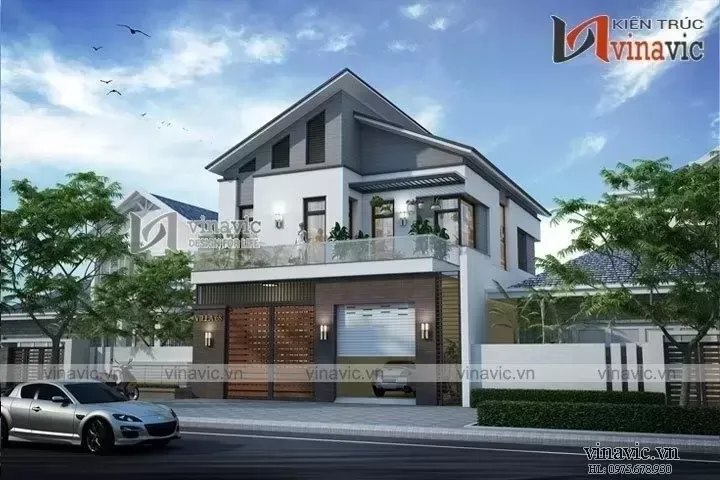 31 Thiết kế nhà 2 tầng 5 phòng ngủ 100m2 tối ưu công năng nhất