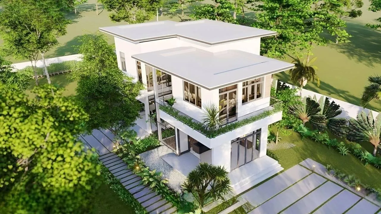 35 Mẫu biệt thự mini 80m2 siêu tiết kiệm mà đẹp mê ly