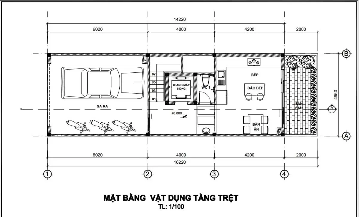 35 Mẫu nhà phố tân cổ điển 5 tầng ấn tượng & bản vẽ chi tiết