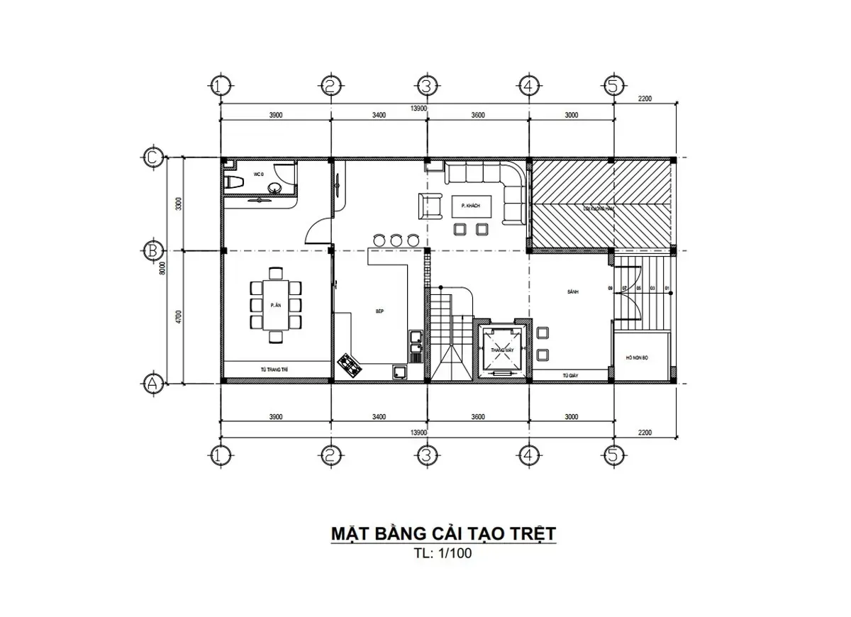 35 Mẫu nhà phố tân cổ điển 5 tầng ấn tượng & bản vẽ chi tiết