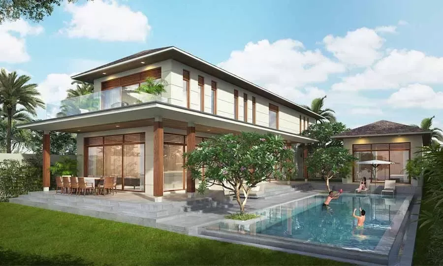 35 Mẫu nhà villa 2 tầng đẹp, thiết kế hiện đại, sang trọng bắt mắt