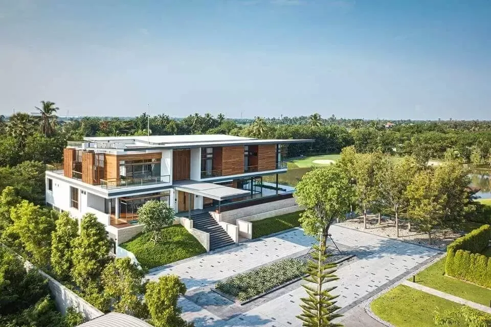 35 Mẫu nhà villa 2 tầng đẹp, thiết kế hiện đại, sang trọng bắt mắt