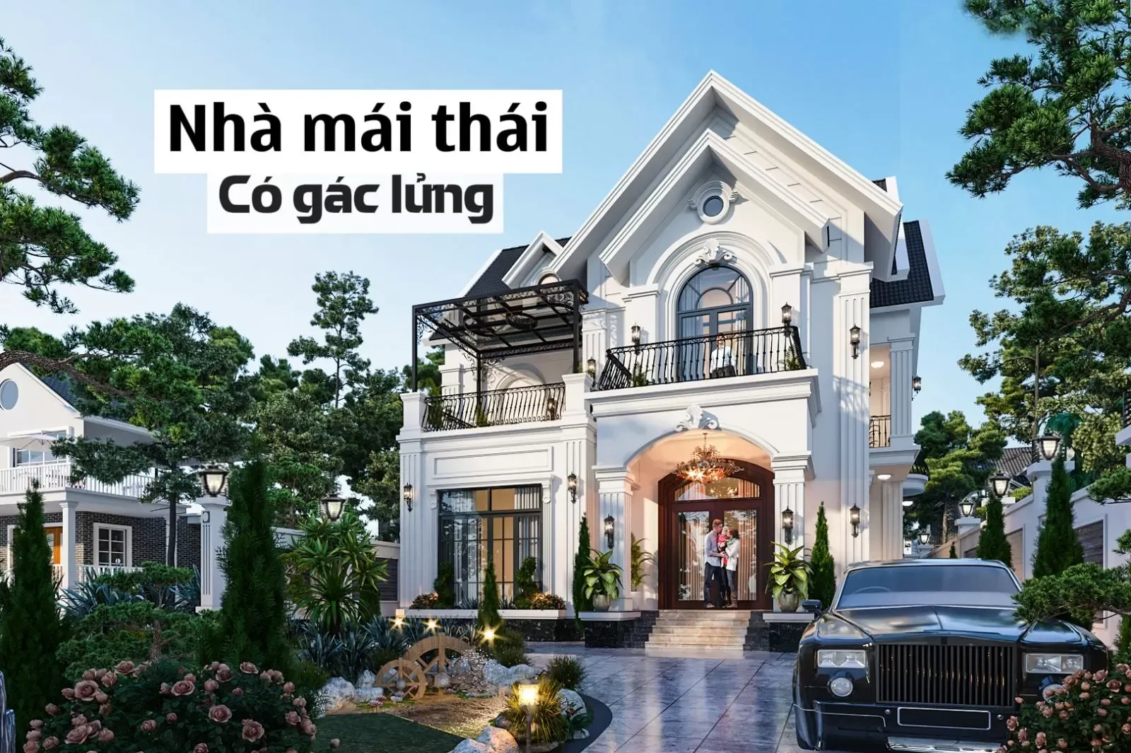 35+ Ngôi nhà mái thái gác lửng thiết kế độc đáo, đẹp tuyệt vời