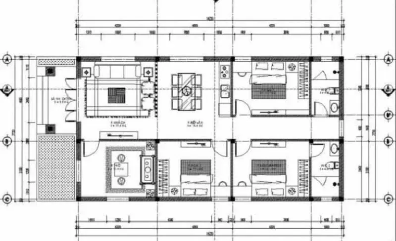 37 Mẫu nhà 8x12m 3 phòng ngủ tiện nghi & Full bản vẽ chi tiết