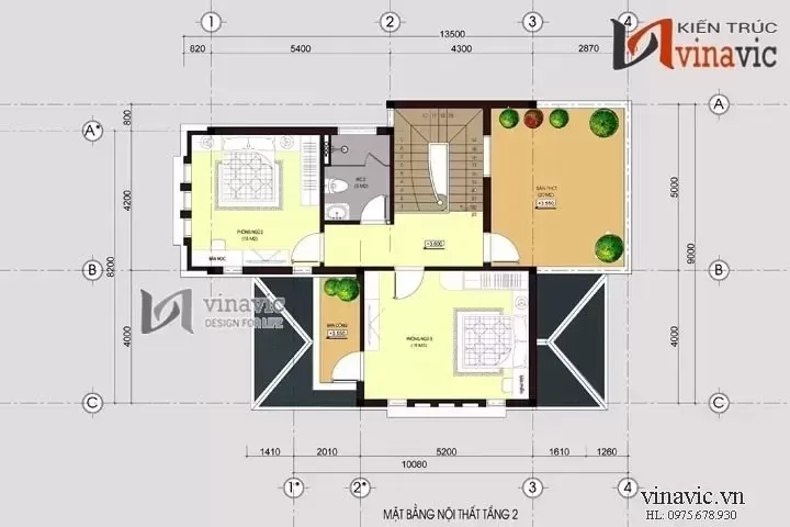 37 Mẫu nhà 8x12m 3 phòng ngủ tiện nghi & Full bản vẽ chi tiết