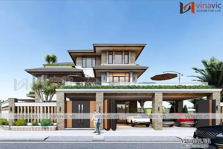 37 Mẫu nhà phong cách hiện đại tối giản đẹp xu hướng mới 2024