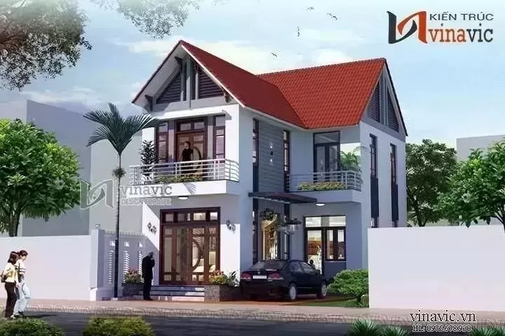 37 Mẫu thiết kế nhà 2 tầng 3 phòng ngủ 100m2 đẹp nhất