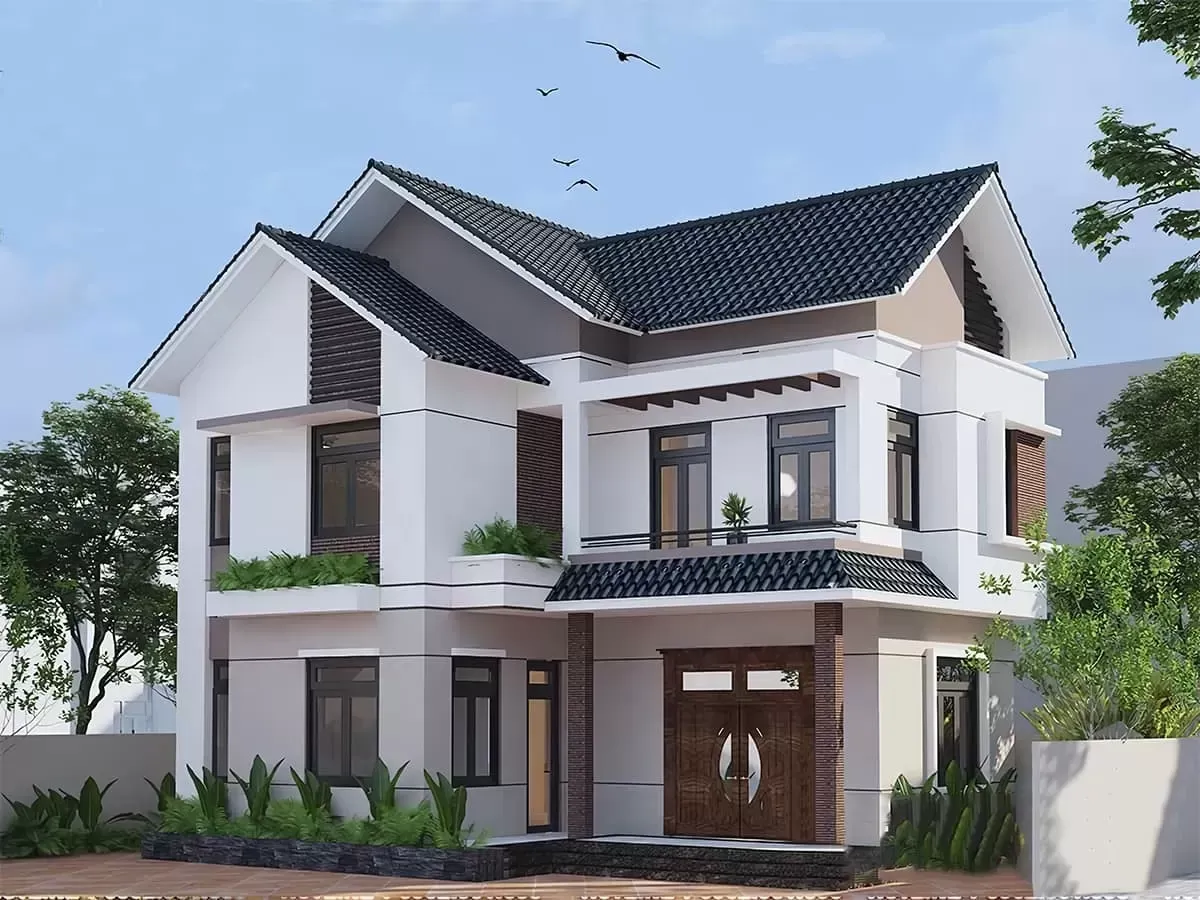 37 Mẫu thiết kế nhà 2 tầng 3 phòng ngủ 100m2 đẹp nhất