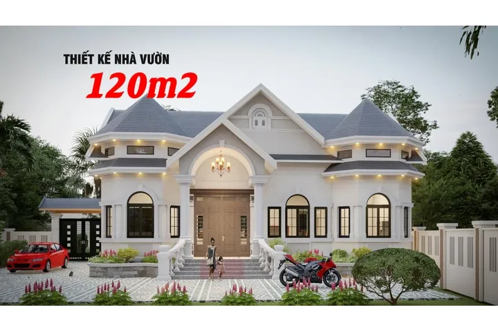 37 Thiết kế nhà vườn 120m2 mang không gian sống xanh từng góc