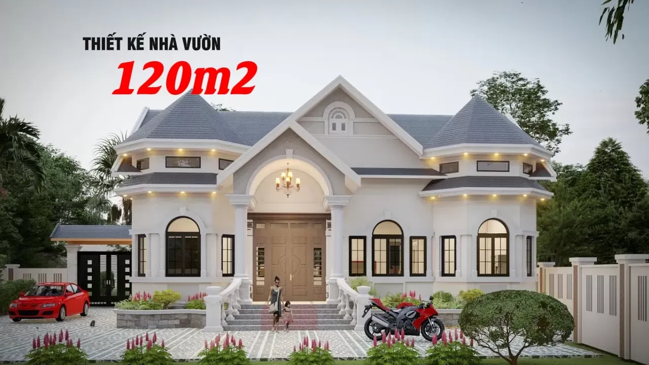 37 Thiết kế nhà vườn 120m2 mang không gian sống xanh từng góc