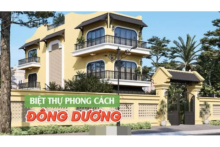 39 Mẫu thiết kế biệt thự phong cách đông dương kiến trúc đẹp lạ mắt