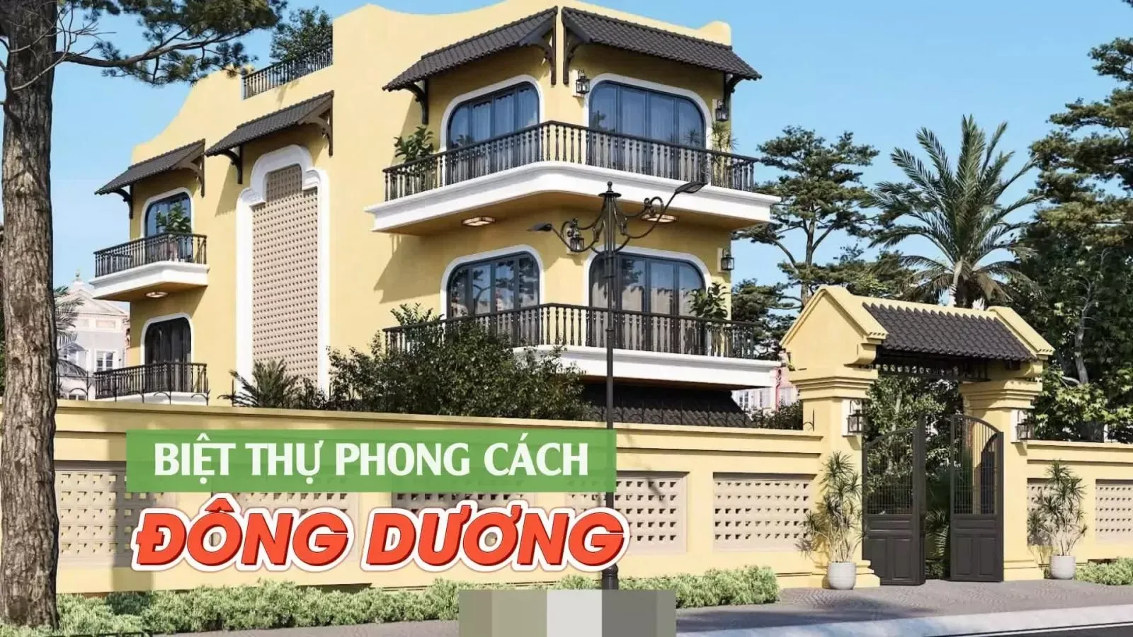 39 Mẫu thiết kế biệt thự phong cách đông dương kiến trúc đẹp lạ mắt