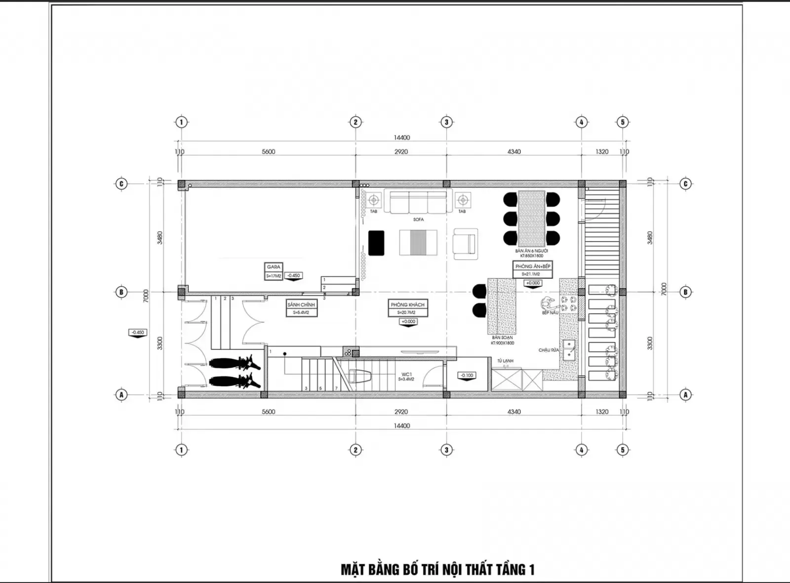 55+ Thiết kế nhà 2 tầng 7x11m đẹp & bản vẽ chi tiết