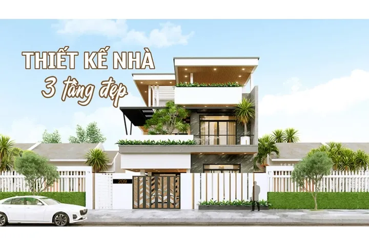 57+ Bản thiết kế nhà 3 tầng đẹp nhất 2024 không nên bỏ qua