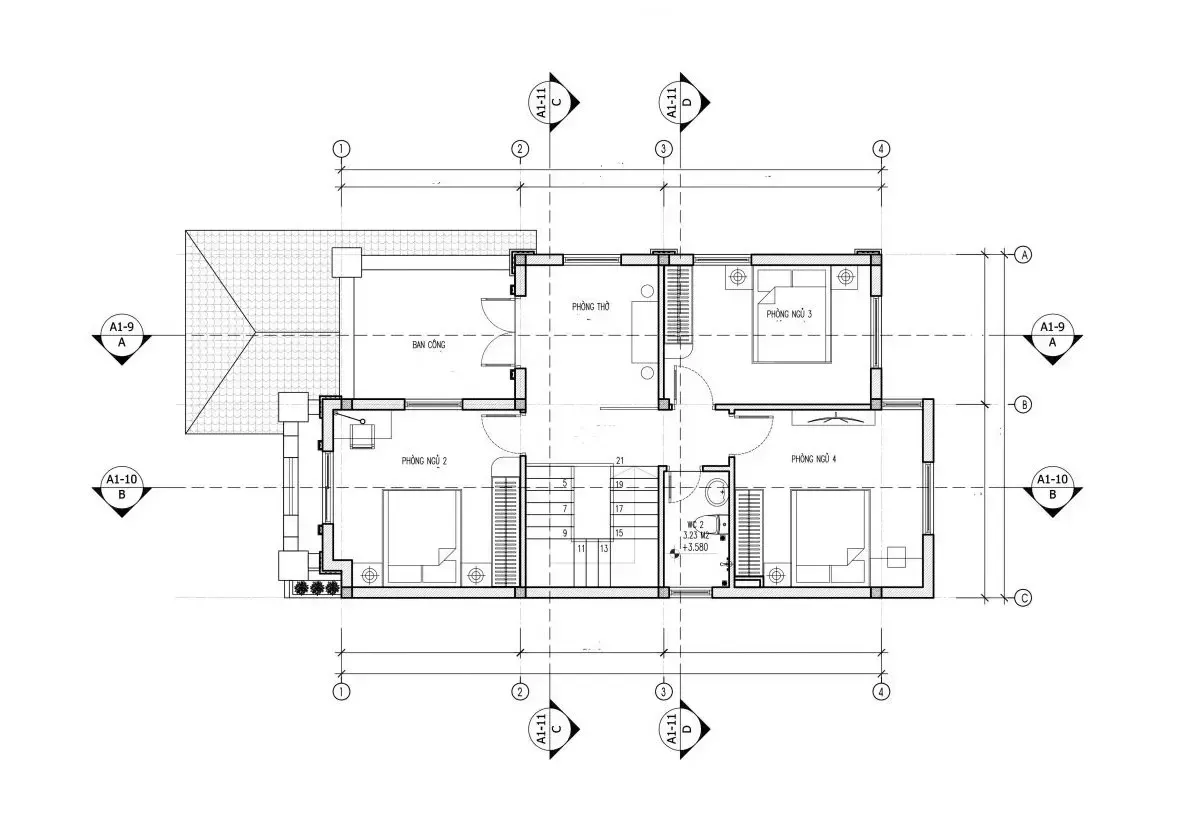 7x14m bản vẽ nhà mặt tiền 7m và các mẫu thiết kế đẹp nhất