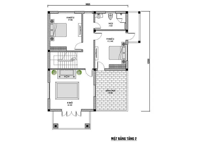 Bản vẽ nhà 2 tầng 9x11m kèm các mẫu thiết kế đẹp nhất 2024