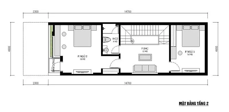 Bản vẽ nhà 2 tầng 9x11m kèm các mẫu thiết kế đẹp nhất 2024