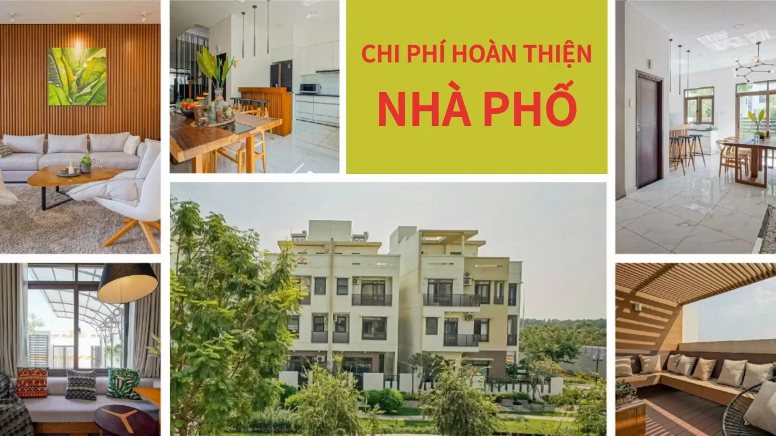 Bảng đơn giá thi công hoàn thiện nhà phố chi tiết nhất