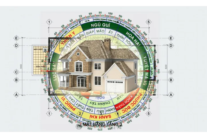 Báo giá thiết kế nhà theo phong thủy : Dịch vụ trọn gói