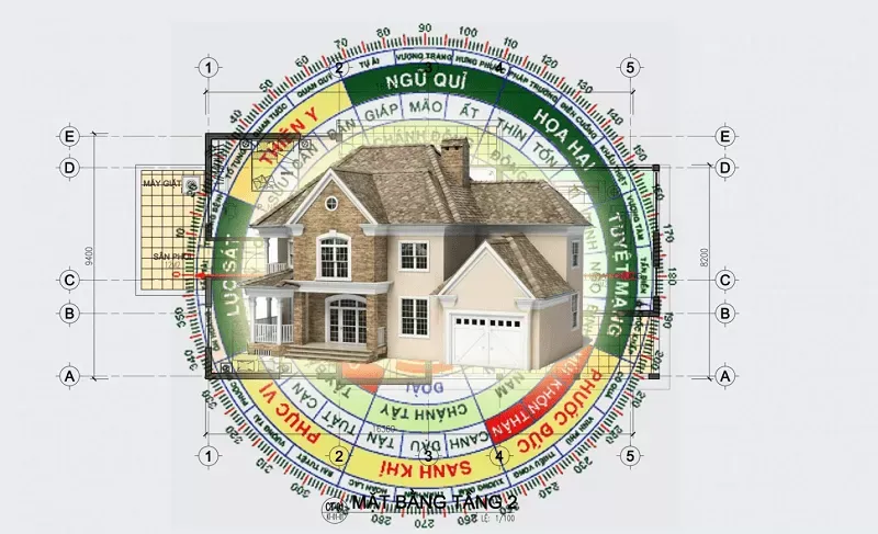 Báo giá thiết kế nhà theo phong thủy : Dịch vụ trọn gói