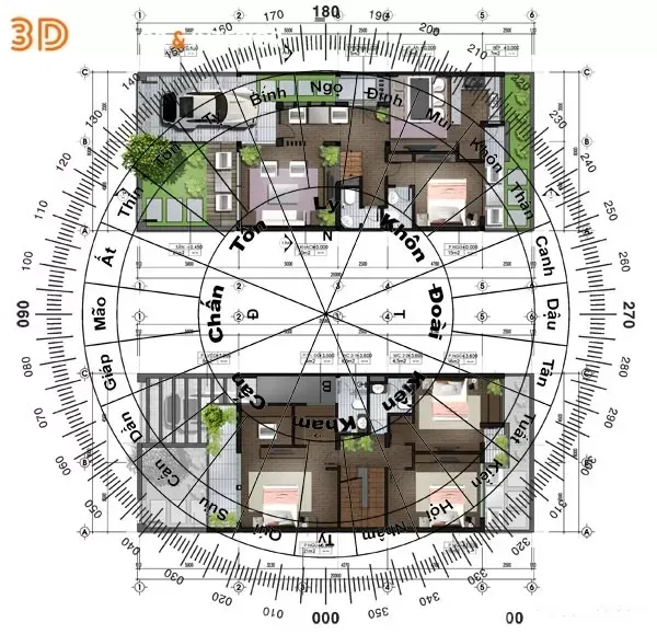 Báo giá thiết kế nhà theo phong thủy : Dịch vụ trọn gói