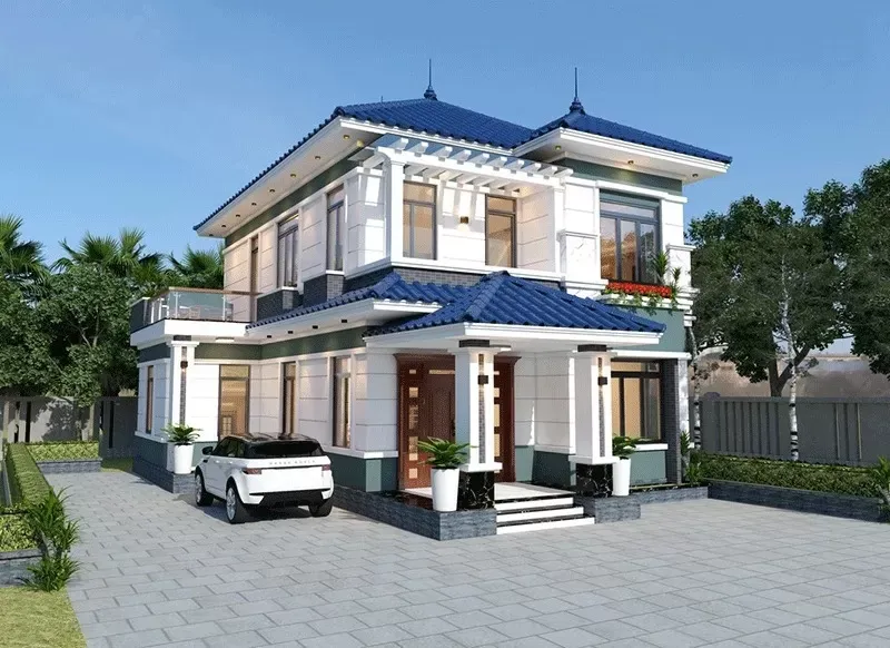 Biệt thự nhà vườn 150m2 với không gian xanh mát trong lành