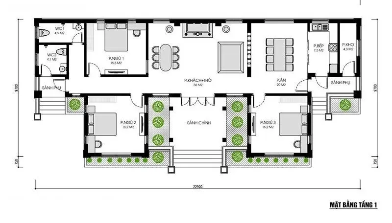 Các mẫu thiết kế nhà đẹp 2 tầng mái nhật & Full bản vẽ chi tiết