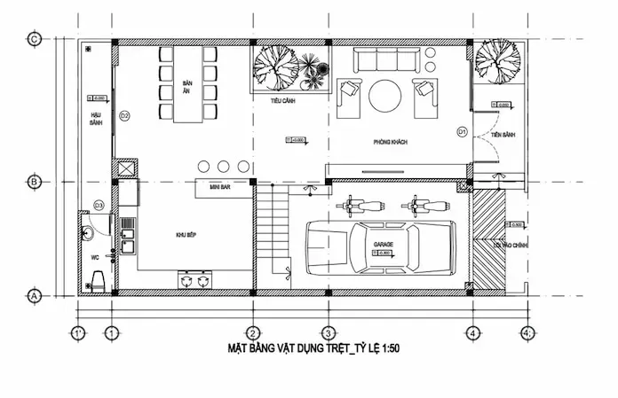 Các mẫu thiết kế nhà ngang 8m dài 14m tiện nghi nổi bật nhất