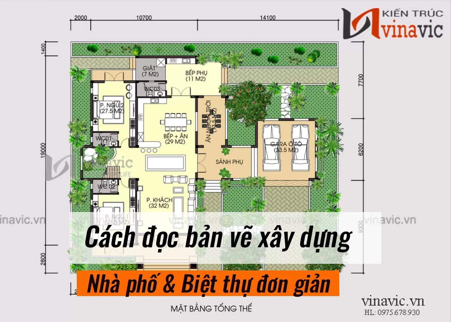 Cách đọc bản vẽ xây dựng Nhà phố & Biệt thự đơn giản dễ hiểu