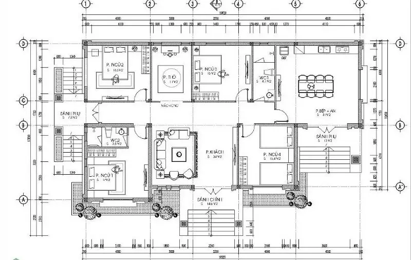 Cách lên ý tưởng cho bản vẽ thiết kế nhà 8x20m thực tế