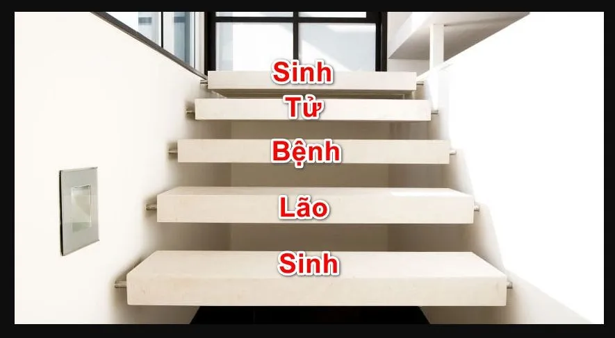 Cách tính bậc tam cấp theo sinh lão bệnh tử