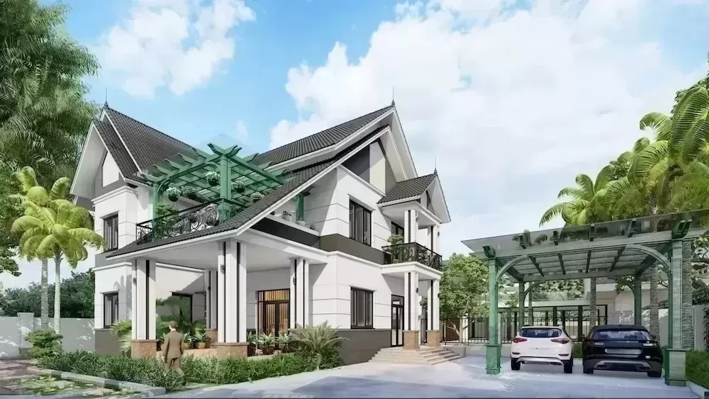 Cách tính chi phí xây nhà mái thái 200m2 chi tiết nhất