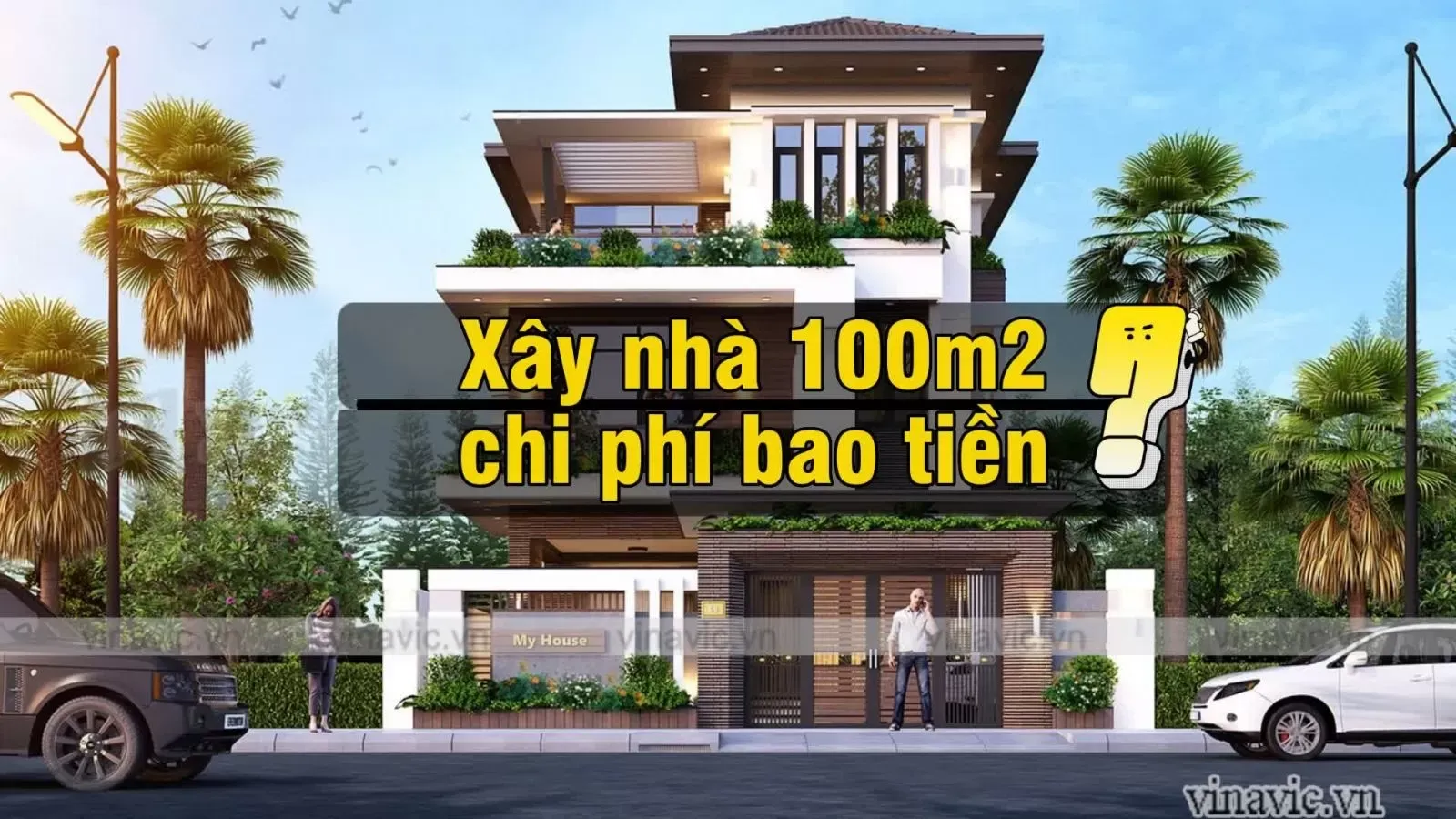 Chi phí xây nhà 2 tầng 100m2 hết bao nhiêu tiền