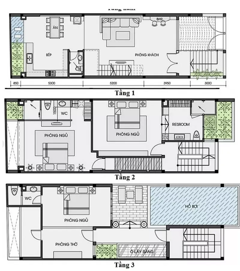 Chia sẻ 19 bản thiết kế biệt thự có bể bơi ngoài trời, trong nhà đẹp nhất