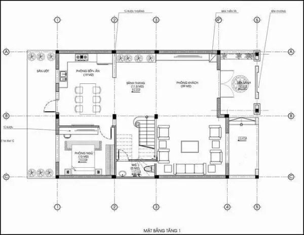 Chia sẻ toàn bộ bản vẽ nhà 2 tầng (mặt cắt, kết cấu, cad 2D, 3D)