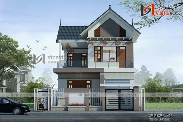 Chiêm ngưỡng 15 mẫu thiết kế biệt thự 2 tỷ đẹp Hiện đại & Tiện nghi