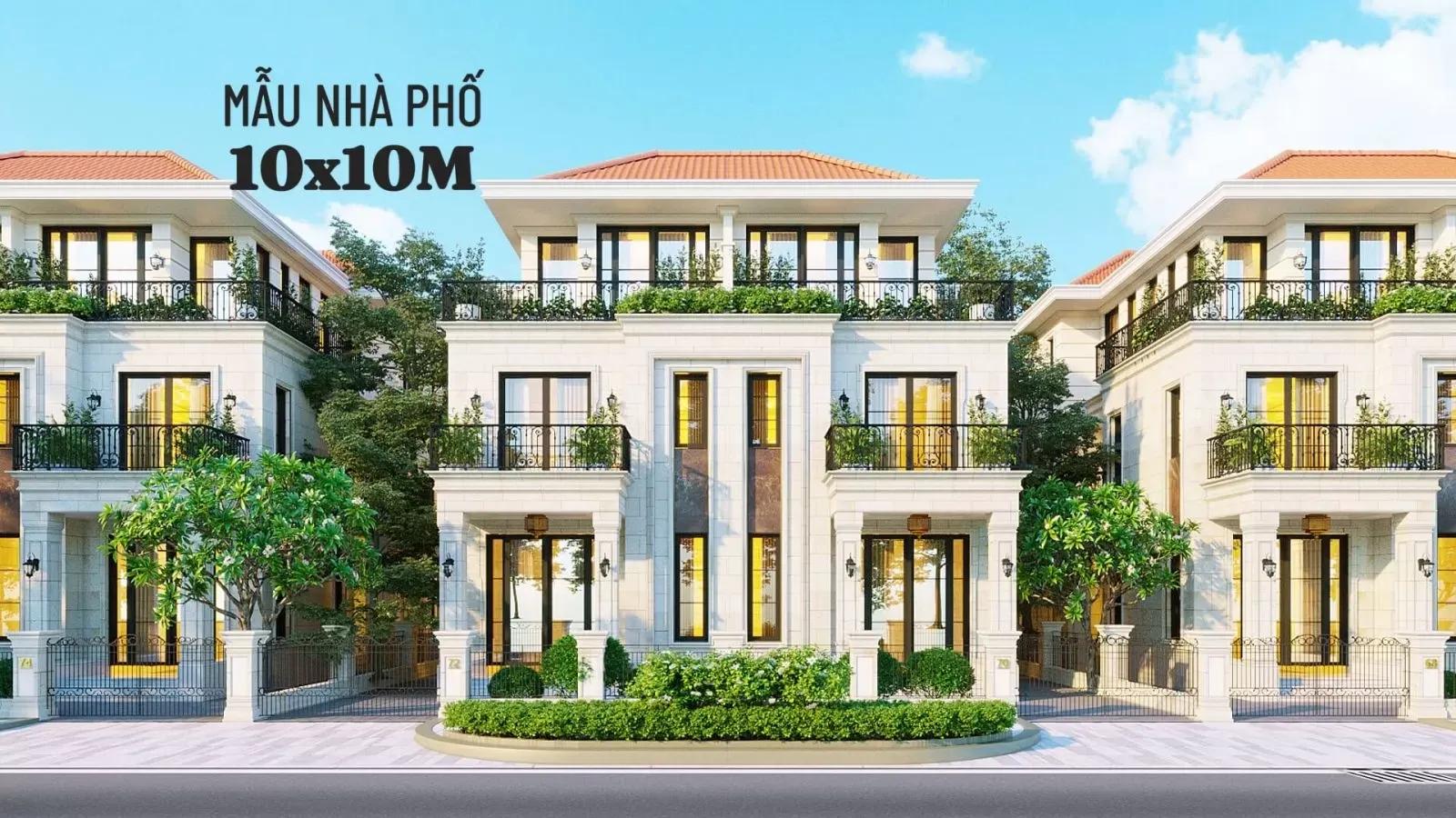 Chiêm ngưỡng 35+ mẫu thiết kế nhà phố 10x10m vuông đẹp nhất